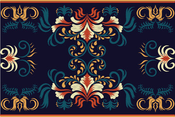 beautiful seamless ikat motif