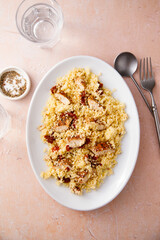 Couscous with chicken and sun dried tomatoes
