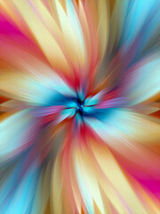 Obraz premium Abstract Twisted Light Fibers. Anime Effects Background Overlay Blend. Modern Fractal Floral Leaf Design Fantasy Majestic Background. Illuminated Light Painting. Computer Generated Majestic Wallpaper