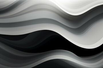 Abstract grayscale background with smooth transition. Generative AI