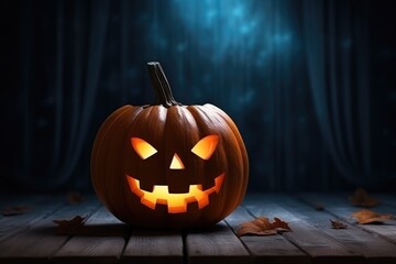 Obraz premium Pumpkin of Halloween. Halloween background