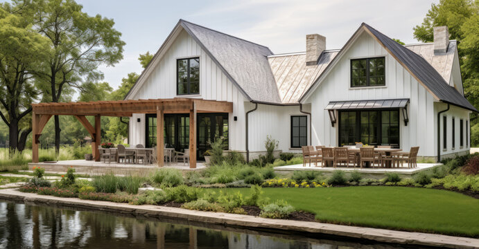 Modern Farmhouse: A blend of traditional comfort and modern flair, with natural textures and materials.