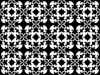 black and white seamless pattern
