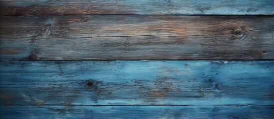 Blue grunge wood texture