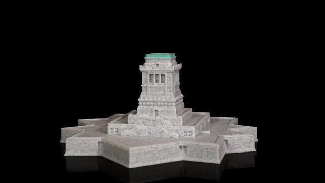 3D printing Statue of Liberty imelapse
