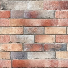 Obraz premium seamless pattern of tile brick mortar background texture
