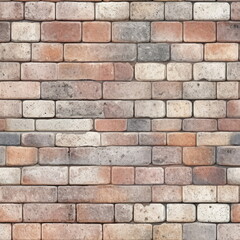 seamless pattern of tile brick mortar background texture