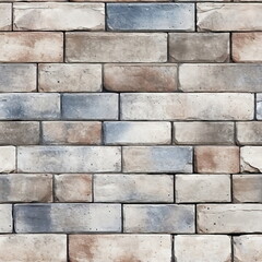 Fototapeta premium seamless pattern of tile brick mortar background texture