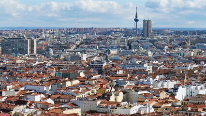 madrid desde la altura vista ciudad 