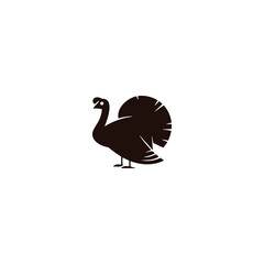 vector bird icon on white background