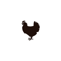  vector bird icon on white background