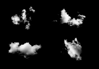 Pakiet chmur na białym tle, chmura © markstudio2008