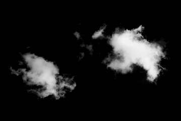 Fototapeta na wymiar Tło, chmury, dym, białe i czarne 