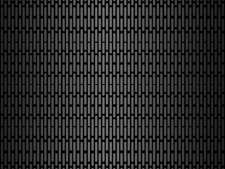 Black metal texture steel background. Perforated metal sheet.