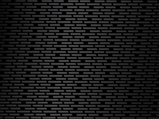 Black metal texture steel background. Perforated metal sheet.