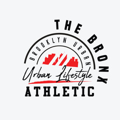 Fototapeta premium The Bronx t-shirt and apparel design