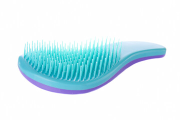 New blue hair brush