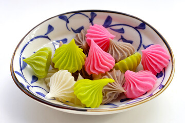 Allure, Colorful Thai sweet dessert