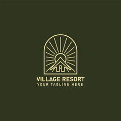 Brand logo for village resort