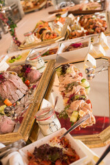 buffet hochzeit party essen