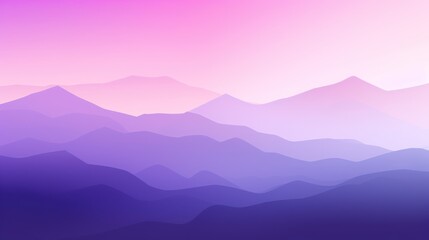 abstract background with mountains in three shades of purple