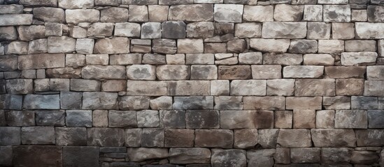 Background with a stone wall