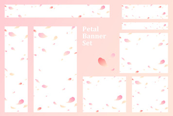 バナーセット_花吹雪_カラフル_桜