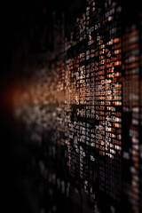 abstract binary code background