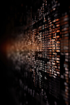 abstract binary code background