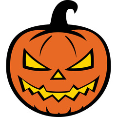 Halloween Pumpkin Illustration