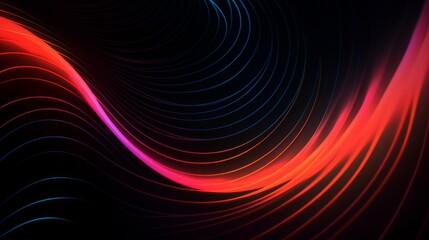 An abstract vector background with dynamic lines representing the rhythmic pattern of a spiral sound wave