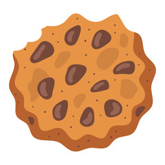 dessert cookie with chocolate