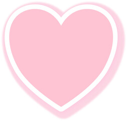 colorful heart shape cute illustration decoration