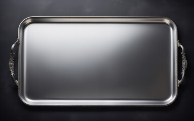 Silver tray background