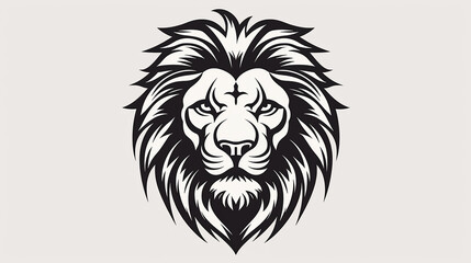 Obraz premium leão desenho logo 