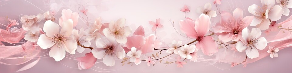 Naklejka na ściany i meble Pastel pink background for website design