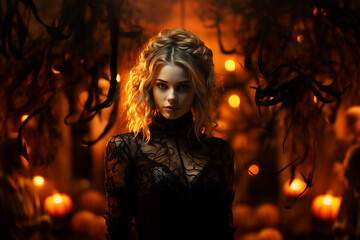 Halloween fantasy girl