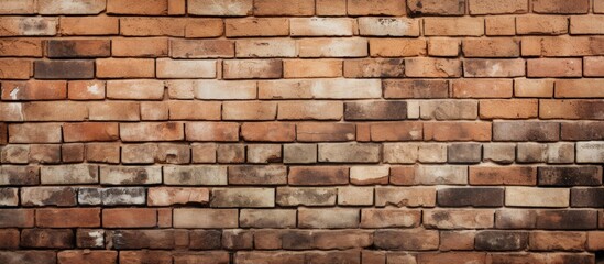 Brick wall is in a city building Architecture abstract background