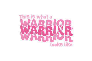 This Is What A Warrior Looks Like typography T shirt design