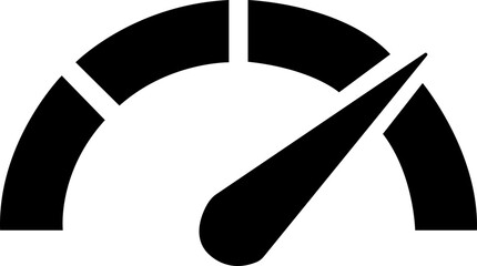 Speedometer, gauge meter icon. scale, level of performance. Speed dial indicator . low and high barometer, dashboard with arrow. Infographic of risk, gauge, score progress on transparent background.