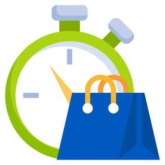 LIMITED TIME filled outline icon,linear,outline,graphic,illustration