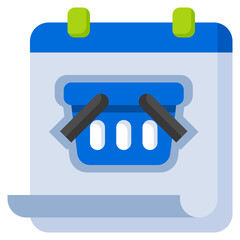SHOPPING DAY filled outline icon,linear,outline,graphic,illustration