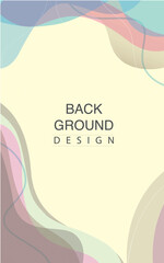 Abstract gradient fluid vector background design wallpaper template with dynamic color, waves and copy space - stock illustration