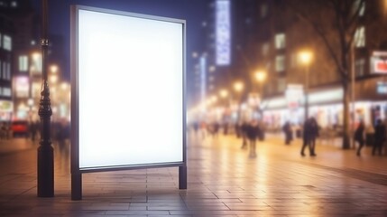 Empty Signboard: Prime Real Estate for Advertisements in Public Areas. Generative ai