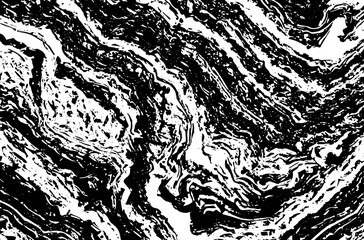 Grunge black detailed texture. Vector background...