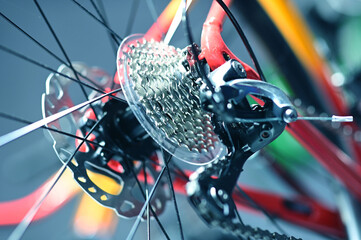 Advanced bicycle gearing system Made from good quality aluminum gear teeth. Can increase speed from start to top.