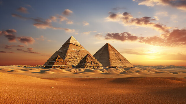 
Pir&acirc;mides de Giz&eacute;, Egito