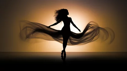 Foto op Plexiglas silhueta energia da dança  © Alexandre