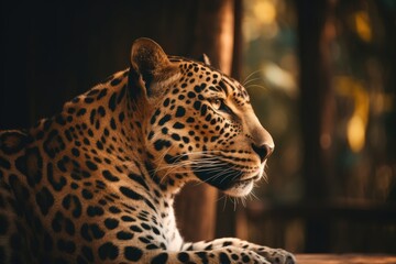 Portrait of a beautiful Jaguar 