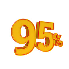 3d golden number 95% percent